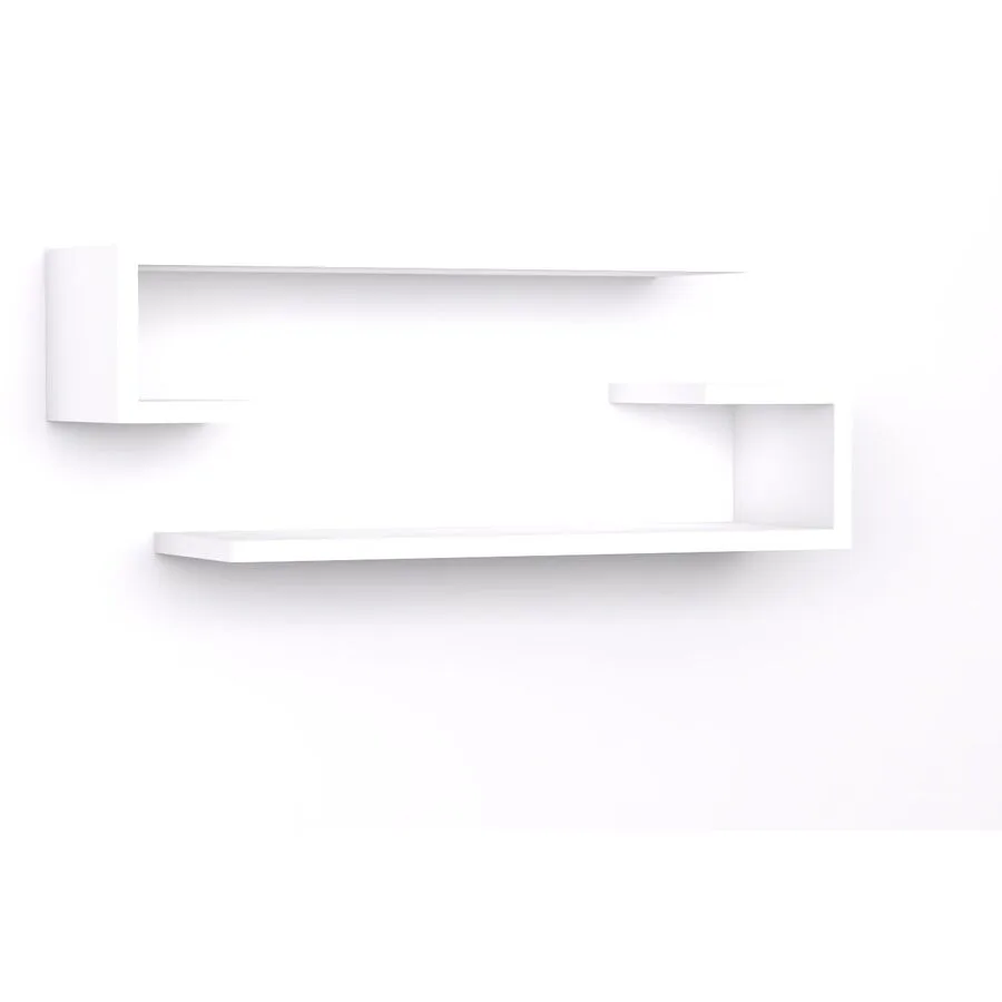 Wandregal Yemek weiss Melamin B 60 cm T 19.6 cm