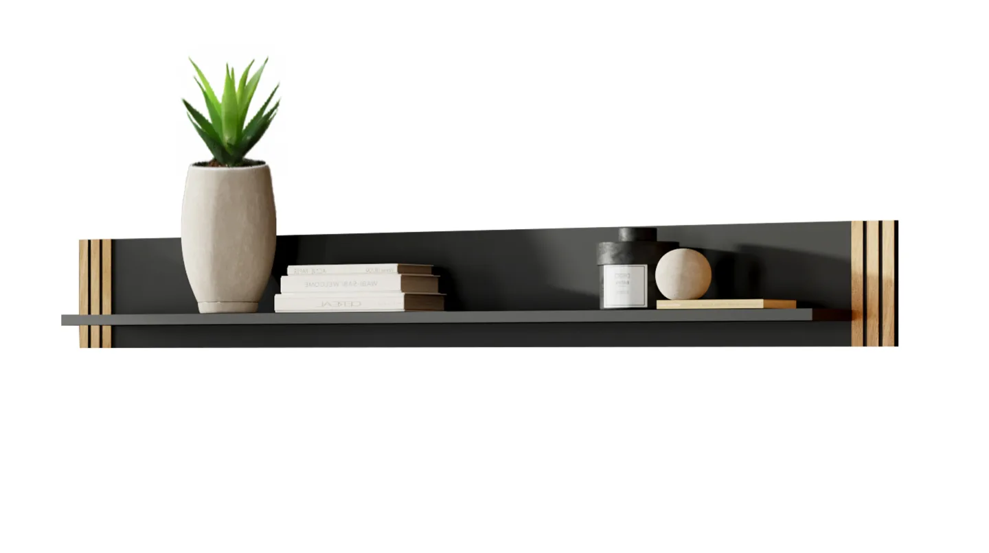Wandboard Eiche massiv geölt 164 cm - BELLA