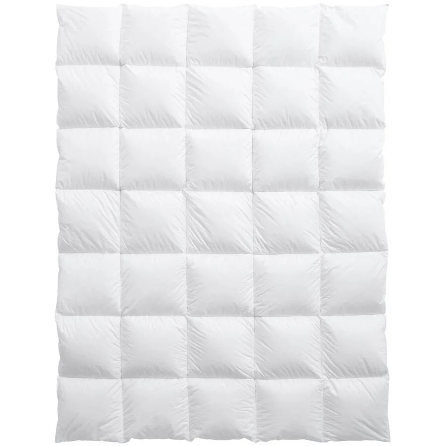 Billerbeck Daunenduvet Montreux Weiss Baumwolle 160 cm 210 cm Gänsedaunen - Daunenduvet
