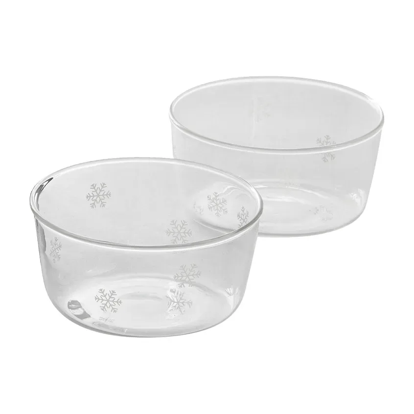 Dorre Snöstjärna skål Ø10 cm 2-pack Glas