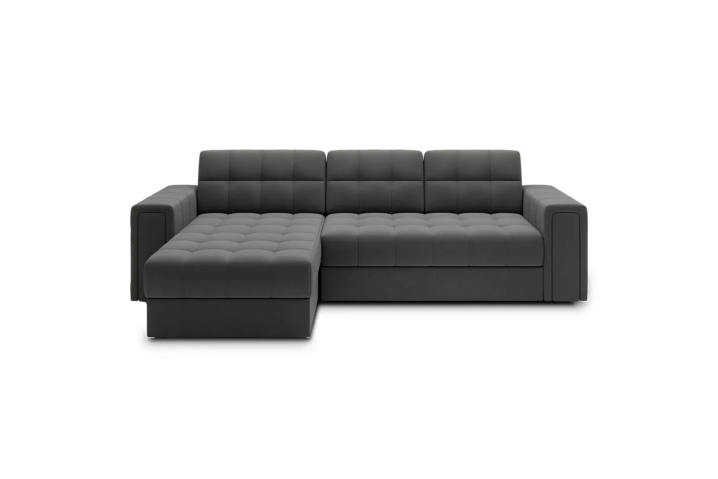 Hörnsoffa Eltap Blenvi 260x150x82 cm - Sola 06, Mörkgrå