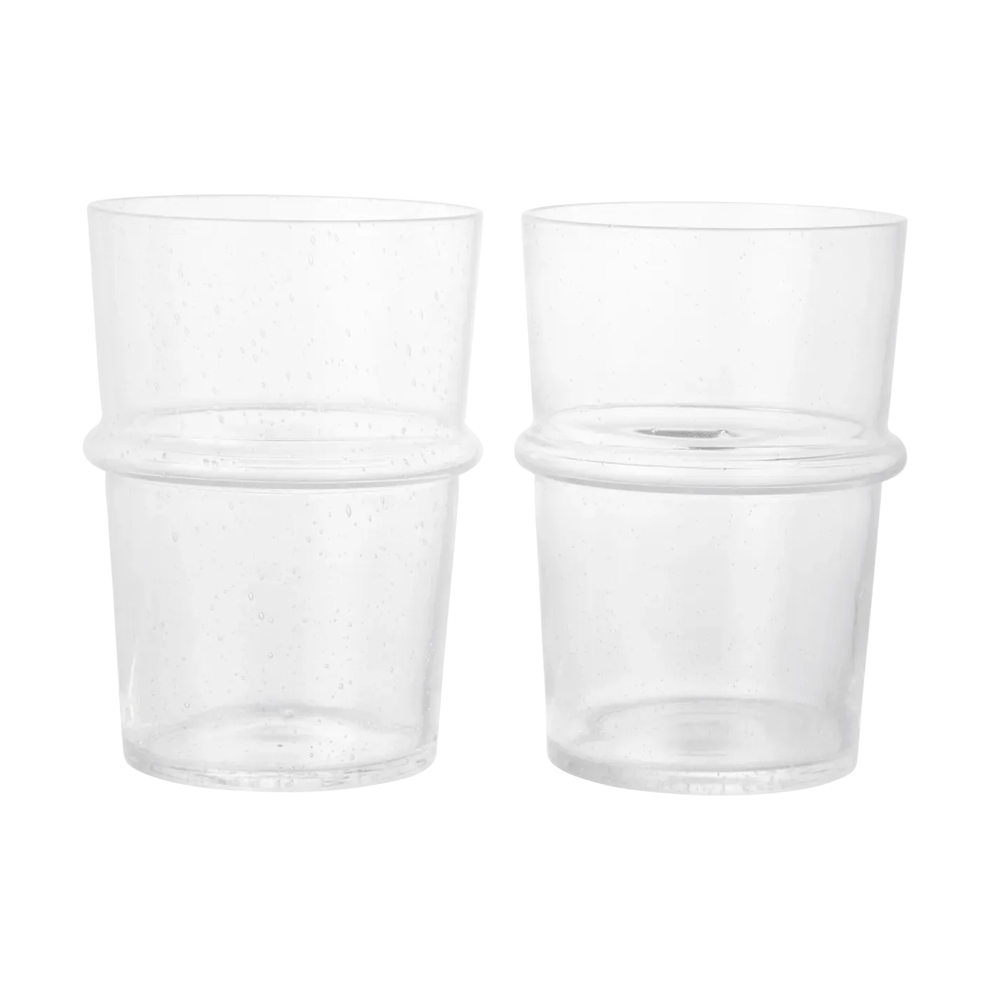 Ferm Living Boya Trinkglas hoch 45 cl 2er-Pack. Clear