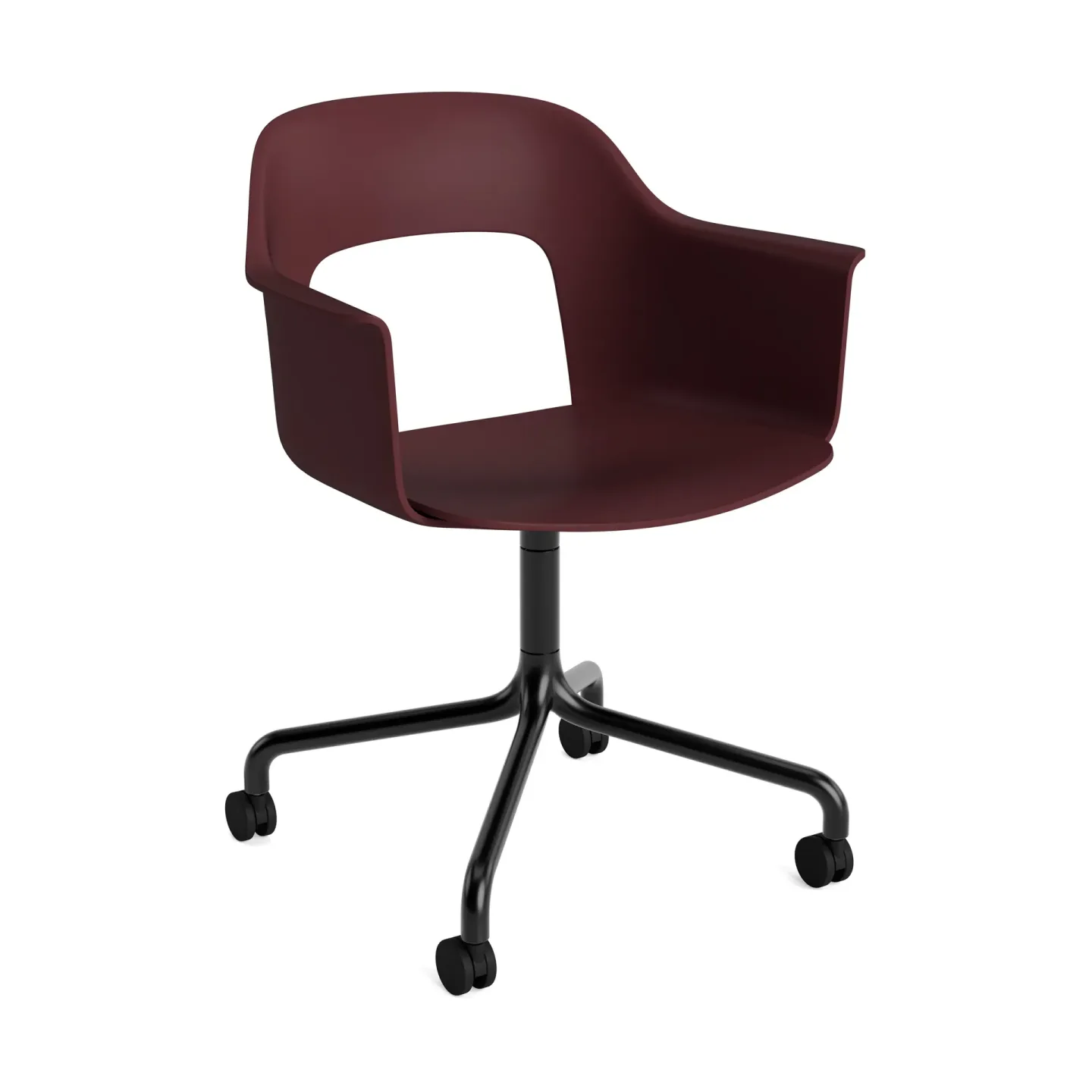 HAY Layout Armchair 261 stol Bordeaux-black