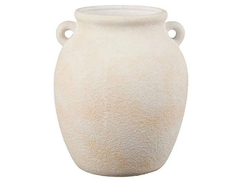 Vase NATURE 19x19x23cm weiss