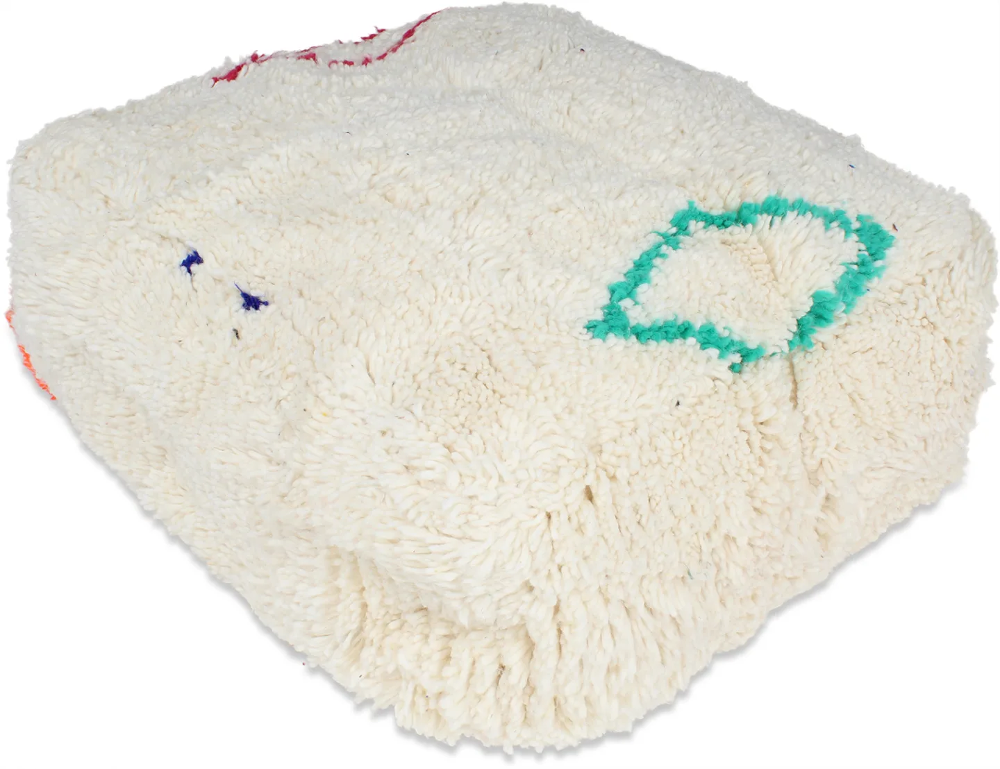 Sittepuff - Marokkansk Beni Ourain (Størrelse: 60 x 60 cm)