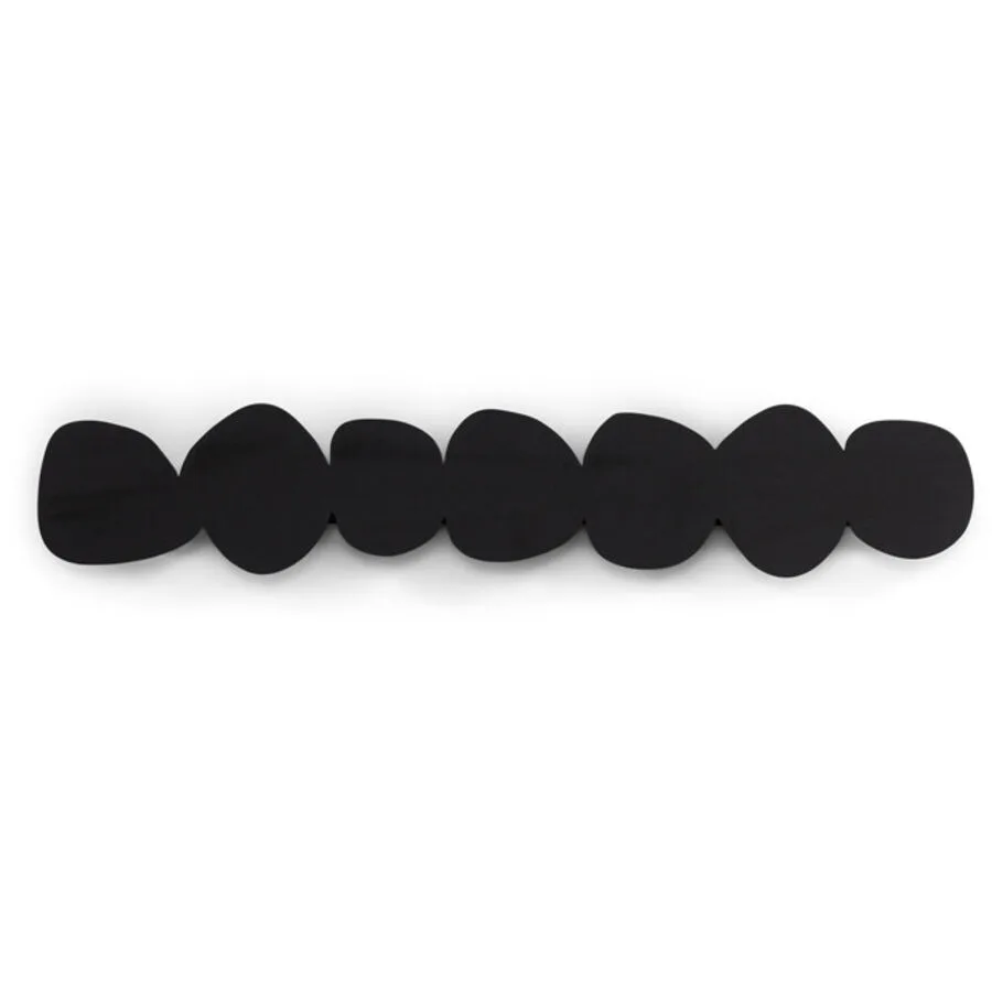 Spinder Design Garderobenleiste Evan Schwarz Stahl 14.5 cm