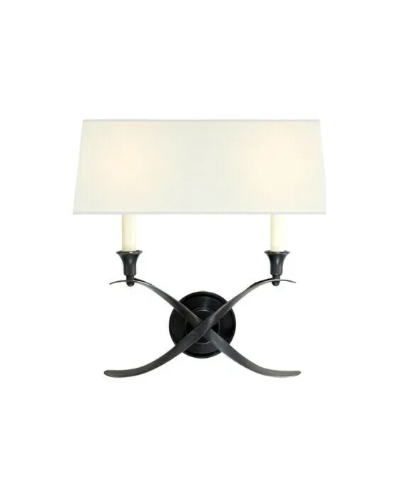 Cross Bouillotte Sconce Bronze L