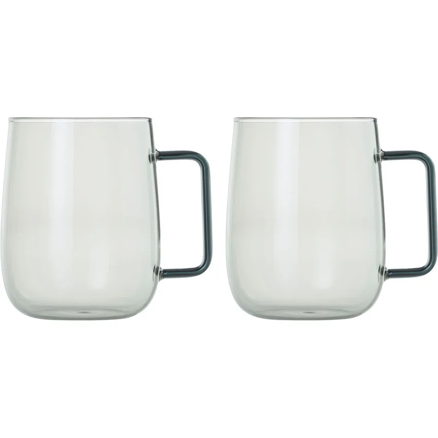 Teegläser-Set Yuna grau Borosilikatglas H 12.5 cm 0.56 l 2 Stk