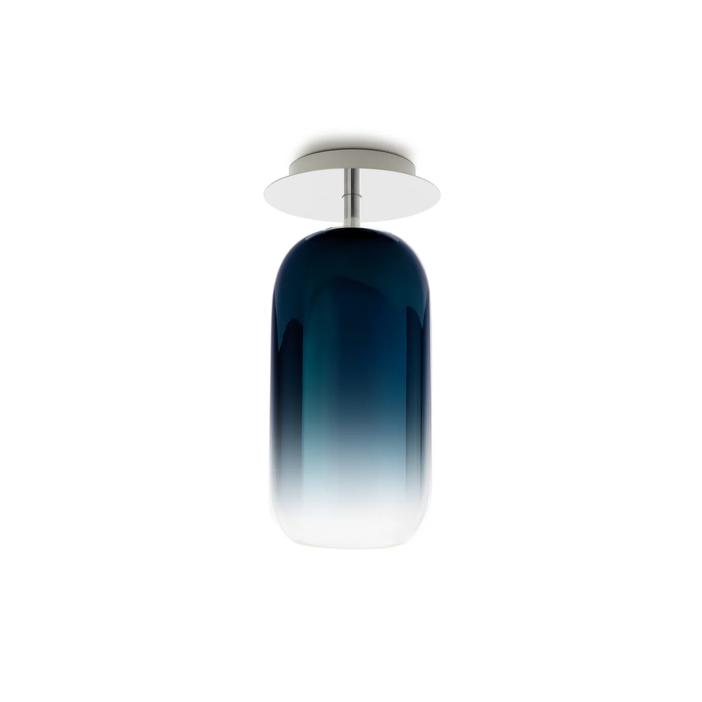 Gople Mini Taklampe Bluee Sapphire - Artemide - Stue - Design - Glass - Med avstand