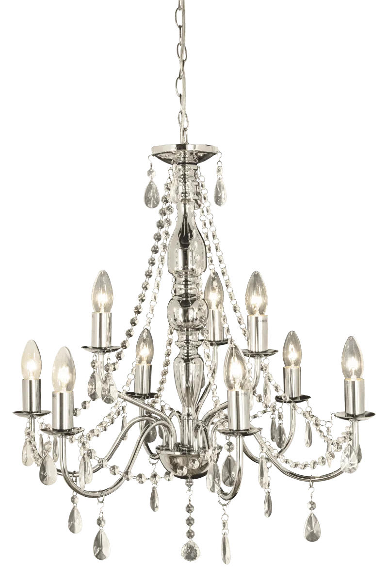 Aneta Lighting - Chateau Ø60 - Taklampa - Krom