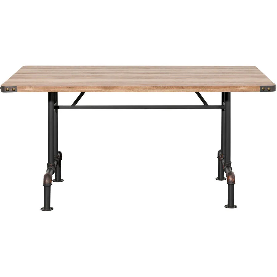 Tisch Nael natur MDF Massivholz B 93 T 161 cm