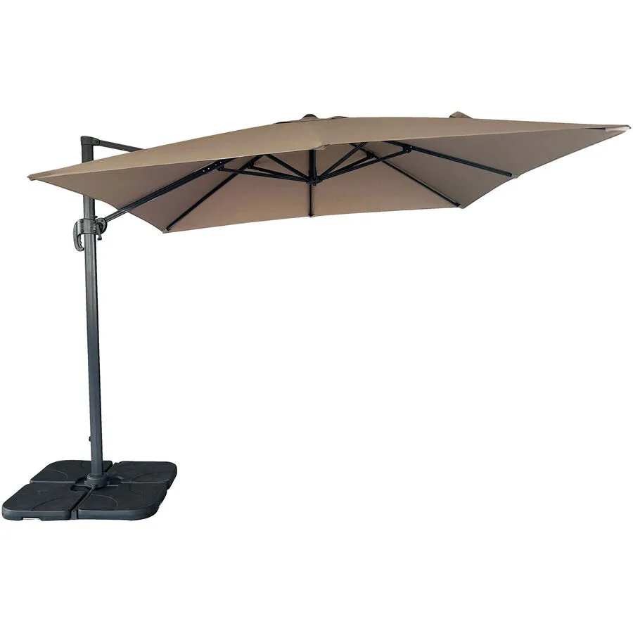 Sonnenschirm Xirena sand Aluminium/Polyester B 295 T 295 cm