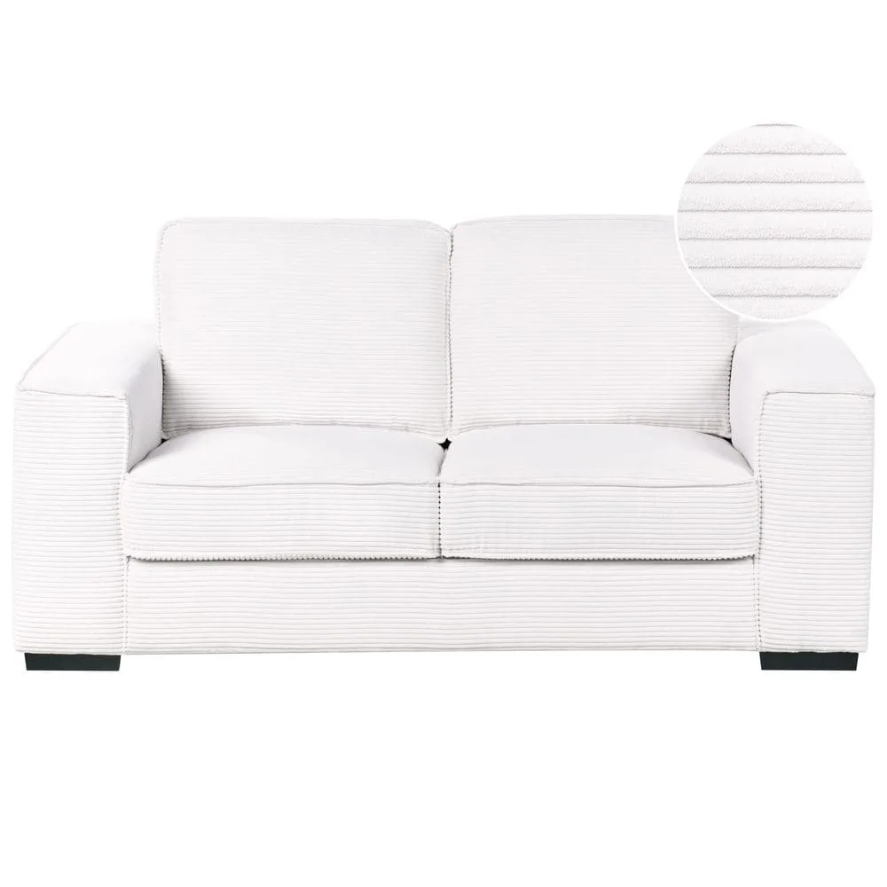 2-sits soffa Vikran - Vit, Svart
