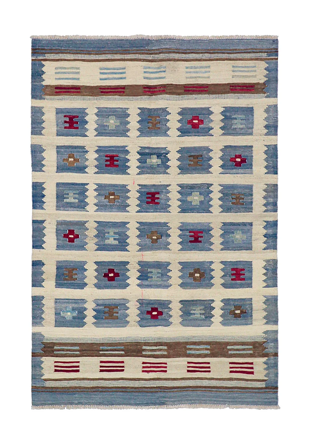 Orientalsk Teppe - Vegi Kelim Hand Woven - 98 x 151 cm (Størrelse: 98 x 151 cm)