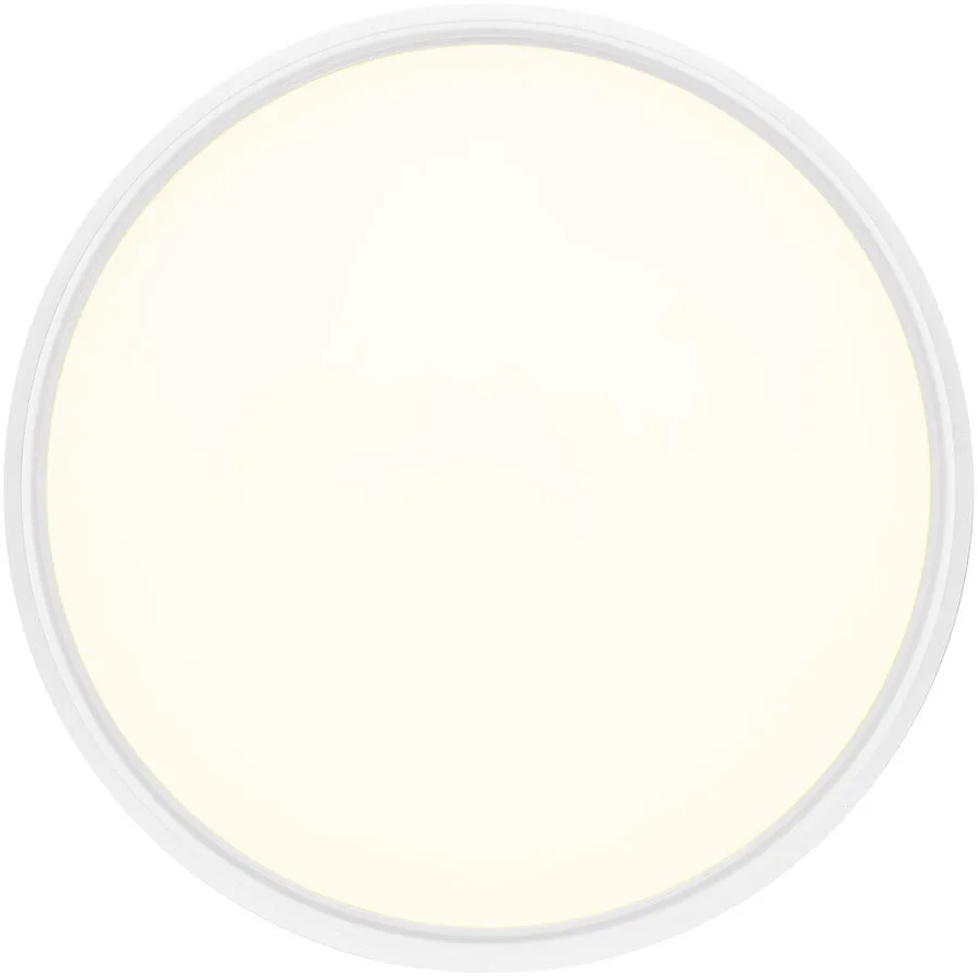Deckenlampe Nina Weiss Eisen 50 cm 8.5 cm - LED - Lichtfarbe: Extra warmweiss - LED Energiesparlampen