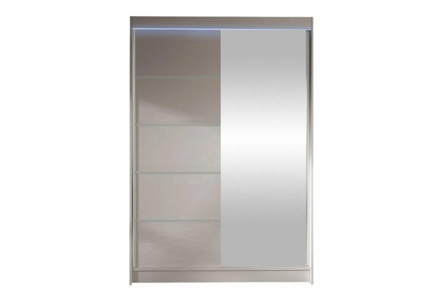 Liverpool Garderob m. Spegel 120x200 cm - Beige