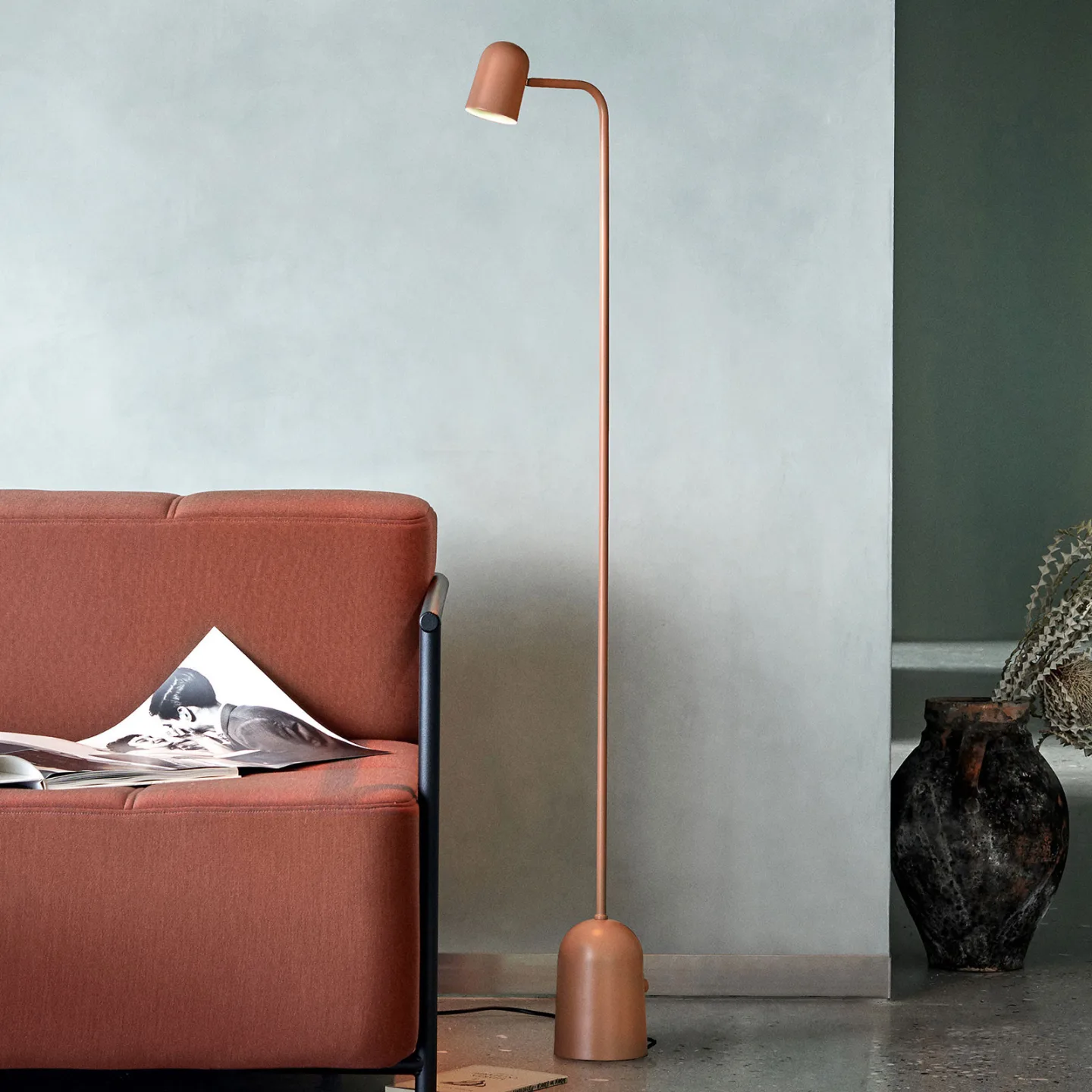 Gulvlampe Buddy floor beige - Northern - Stue - Skandinavisk - Metal - Med én lyskilde