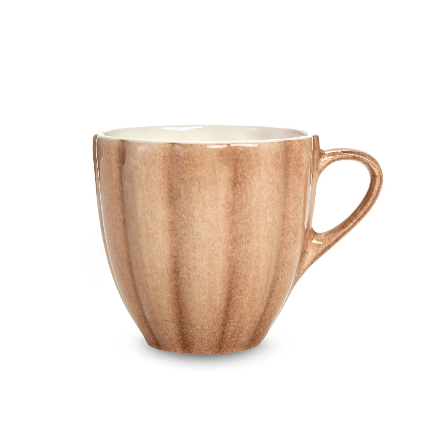 Mateus - Oyster mugg 60 cl cinnamon - Tekoppar - Brun - Sten