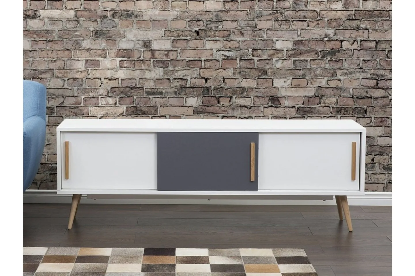 Indiana Tv-Bänk 40x160 cm - Vit