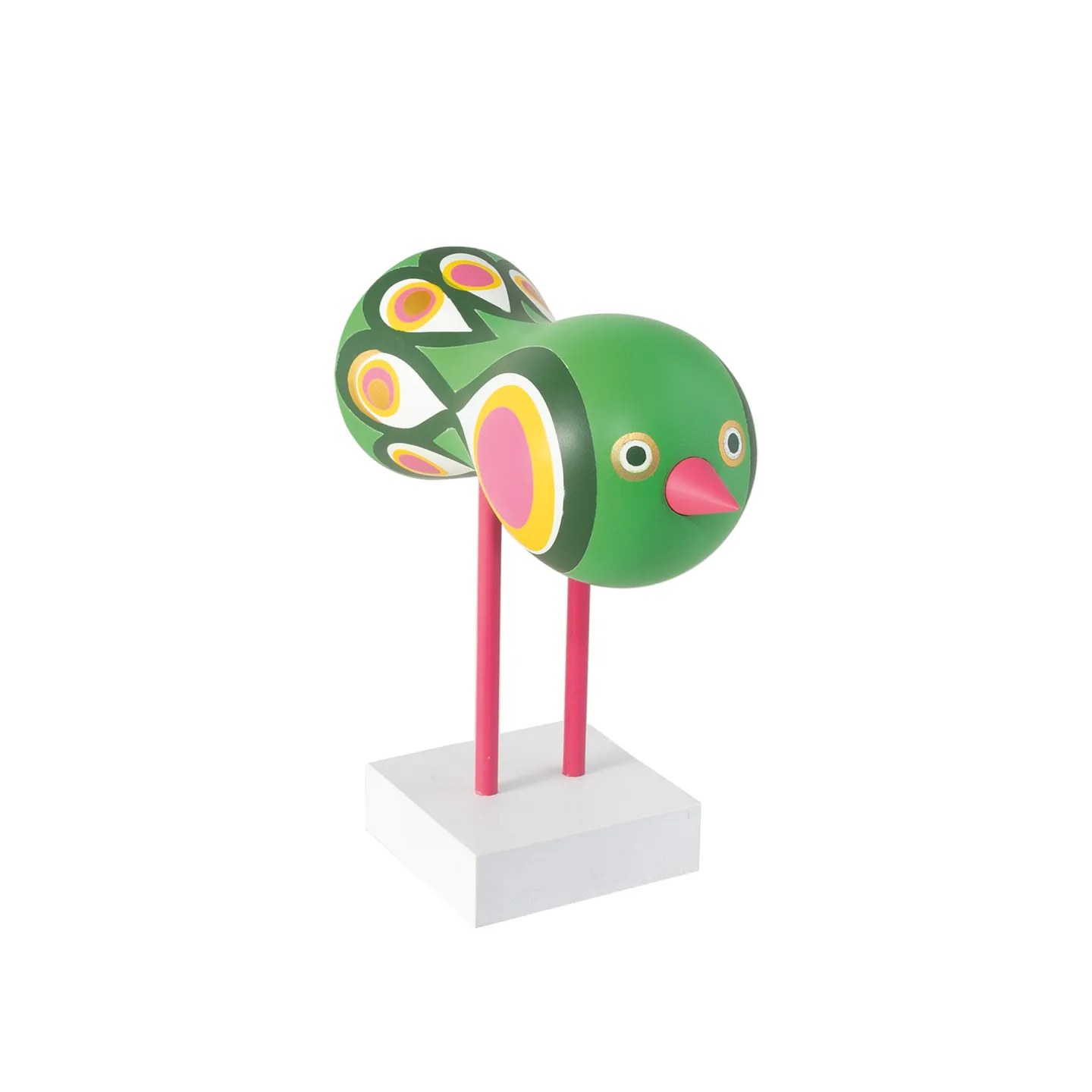 Design House Stockholm - Birds 1967 No.2 - Prydnadsföremål - Lisa Larson - Flerfärgad - Trä