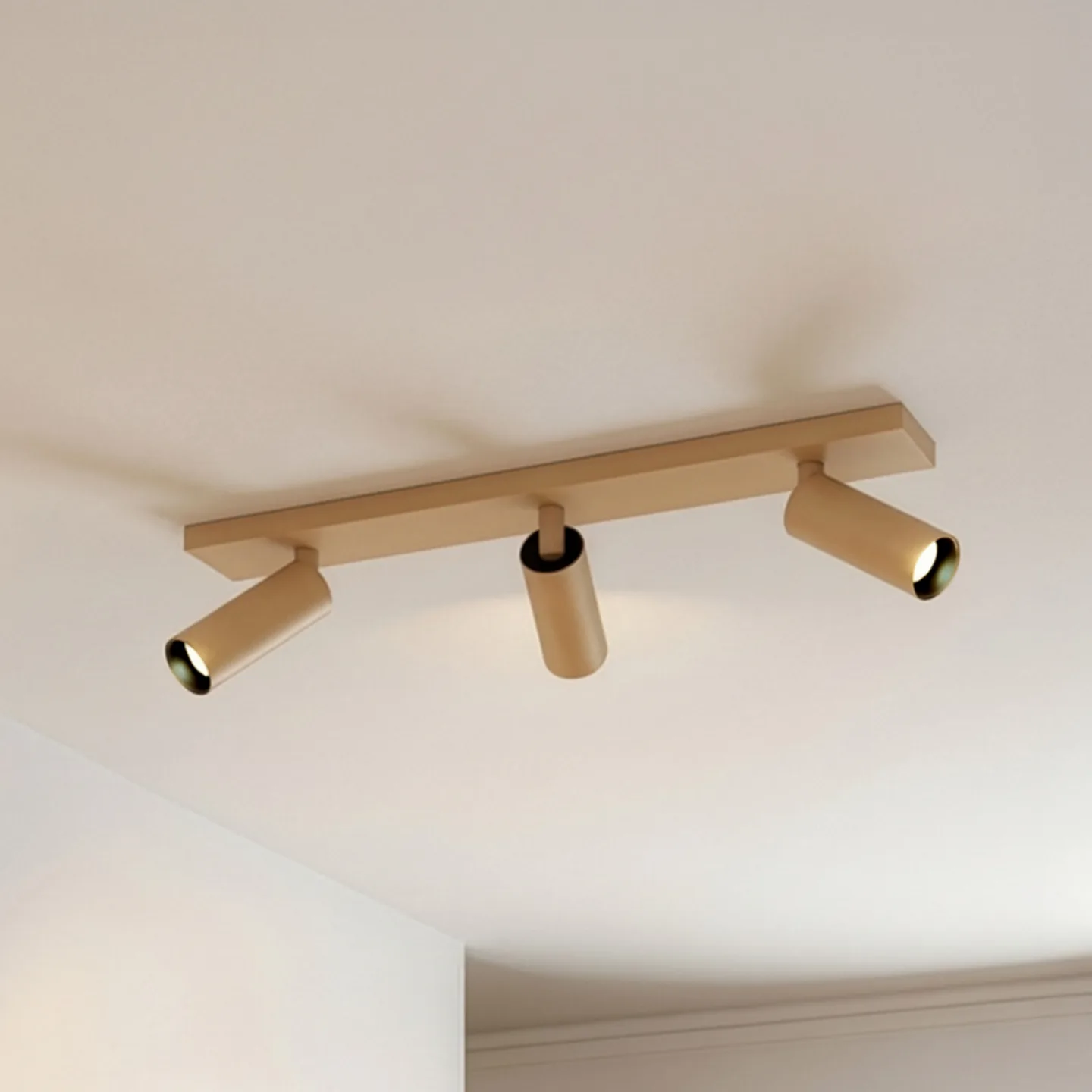 Brinja Slim downlight, 3 lyskilder, kaffe, GU10 MR11 - Arcchio - Entré - Moderne - Aluminium - Med flere lyskilder