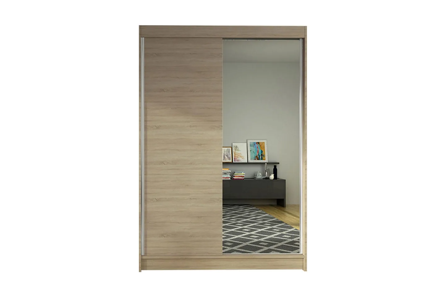 Garderob Lino LED-belysning - Ek