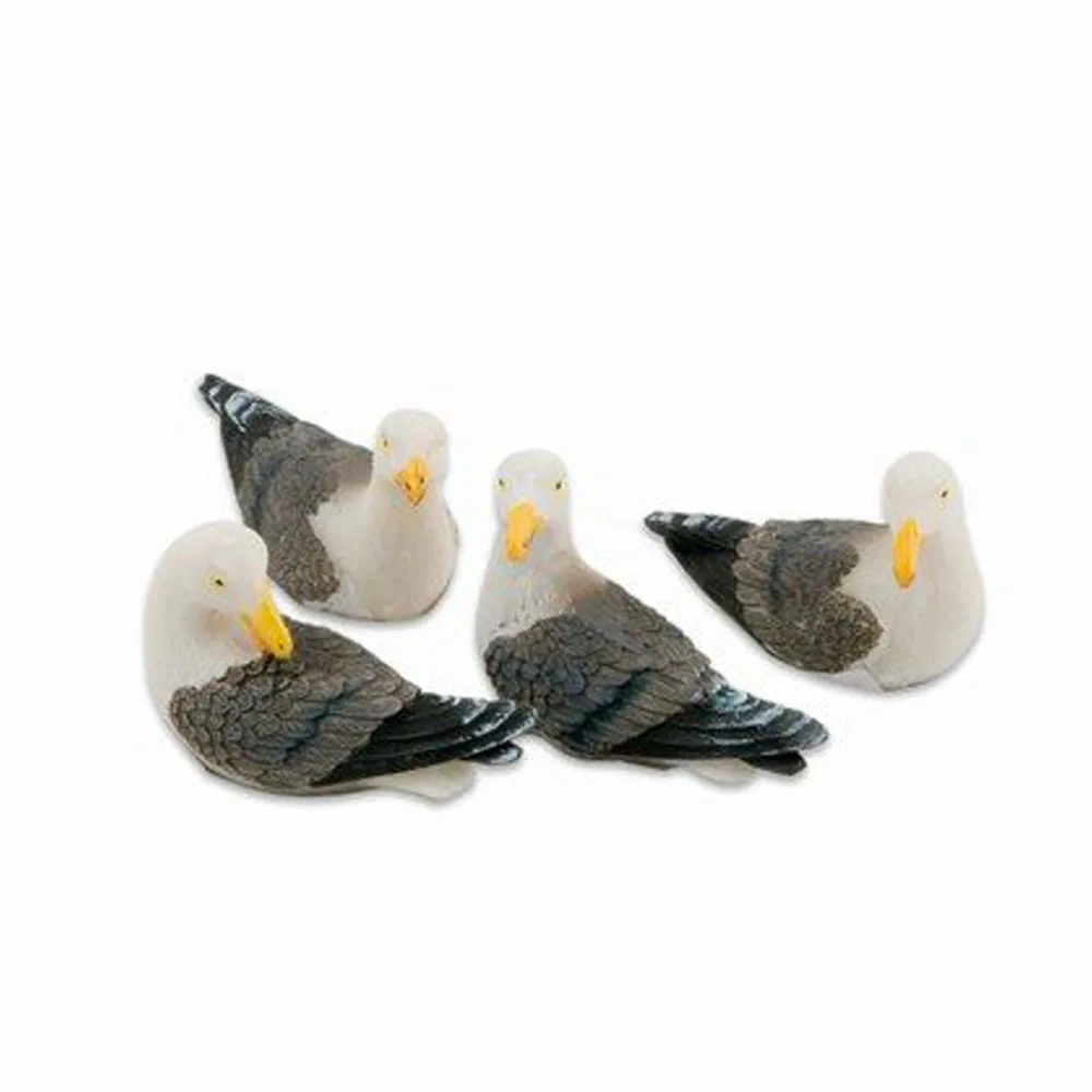 Fiskmåsar blandade 4-set