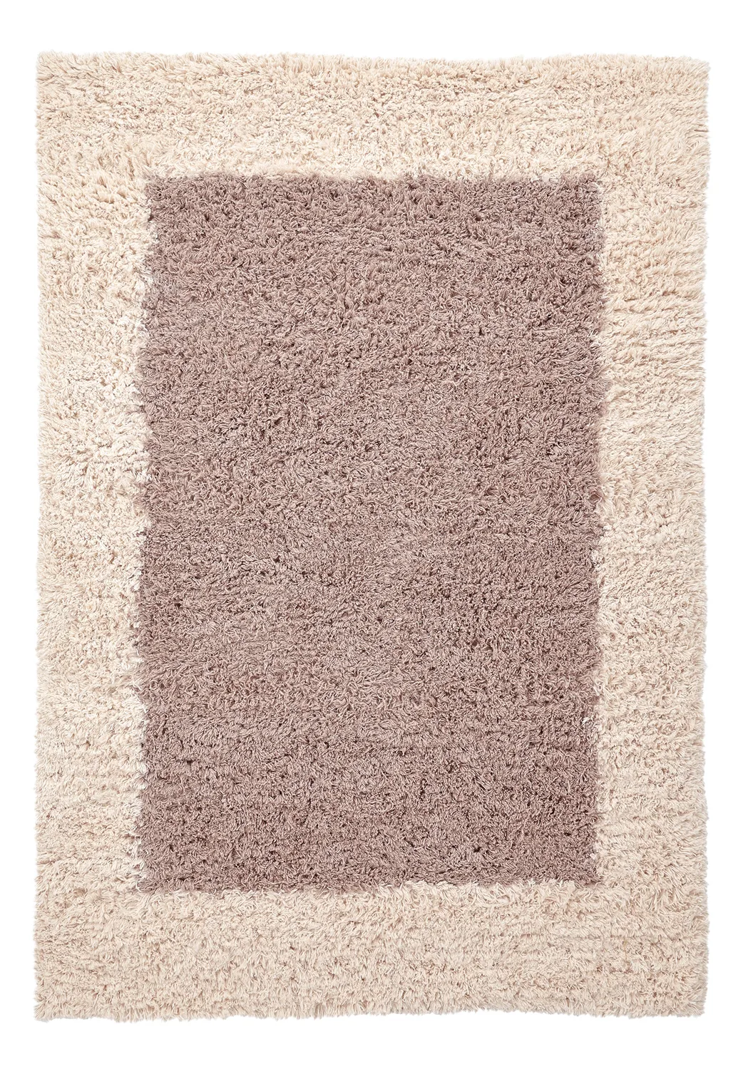 Ullteppe - Khenifra Handknot Wool Premium (taupe/kremfarget) (Størrelse: 160 x 230 cm)
