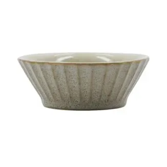 House Doctor Pleat Schale Ø8 cm Grau-Braun
