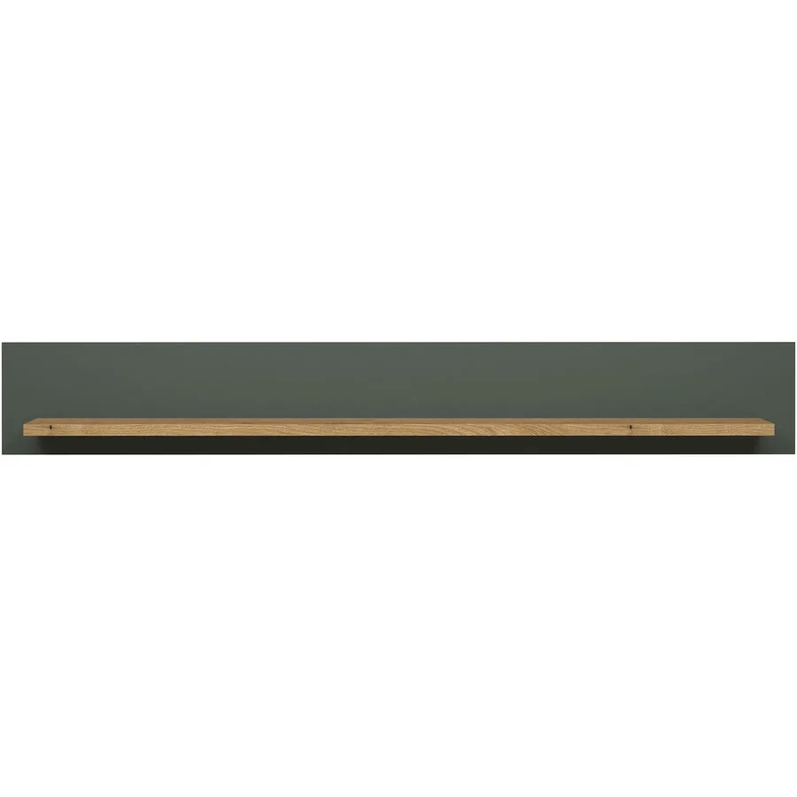 Wandregal Stanton tannengrün MDF B 156 T 22 cm