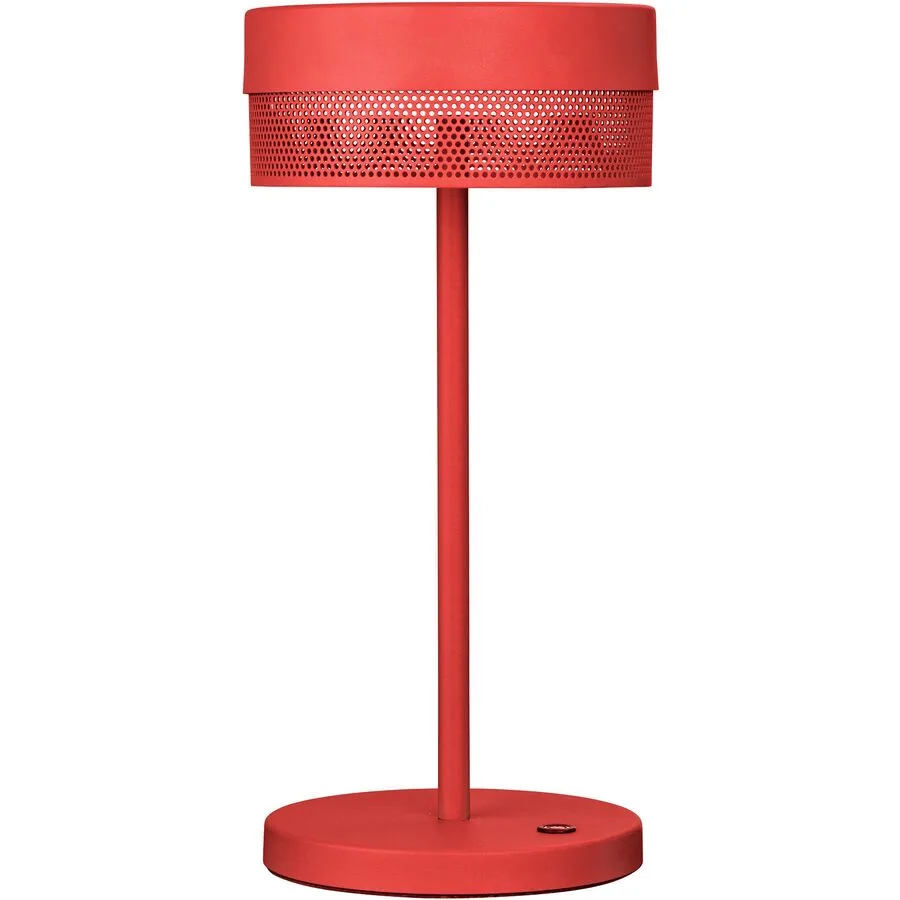 Tischlampe Mesh Orange Metall 14.5 cm 30 cm - Farbe: peach - LED - Lichtfarbe: Extra warmweiss - LED Energiesparlampen