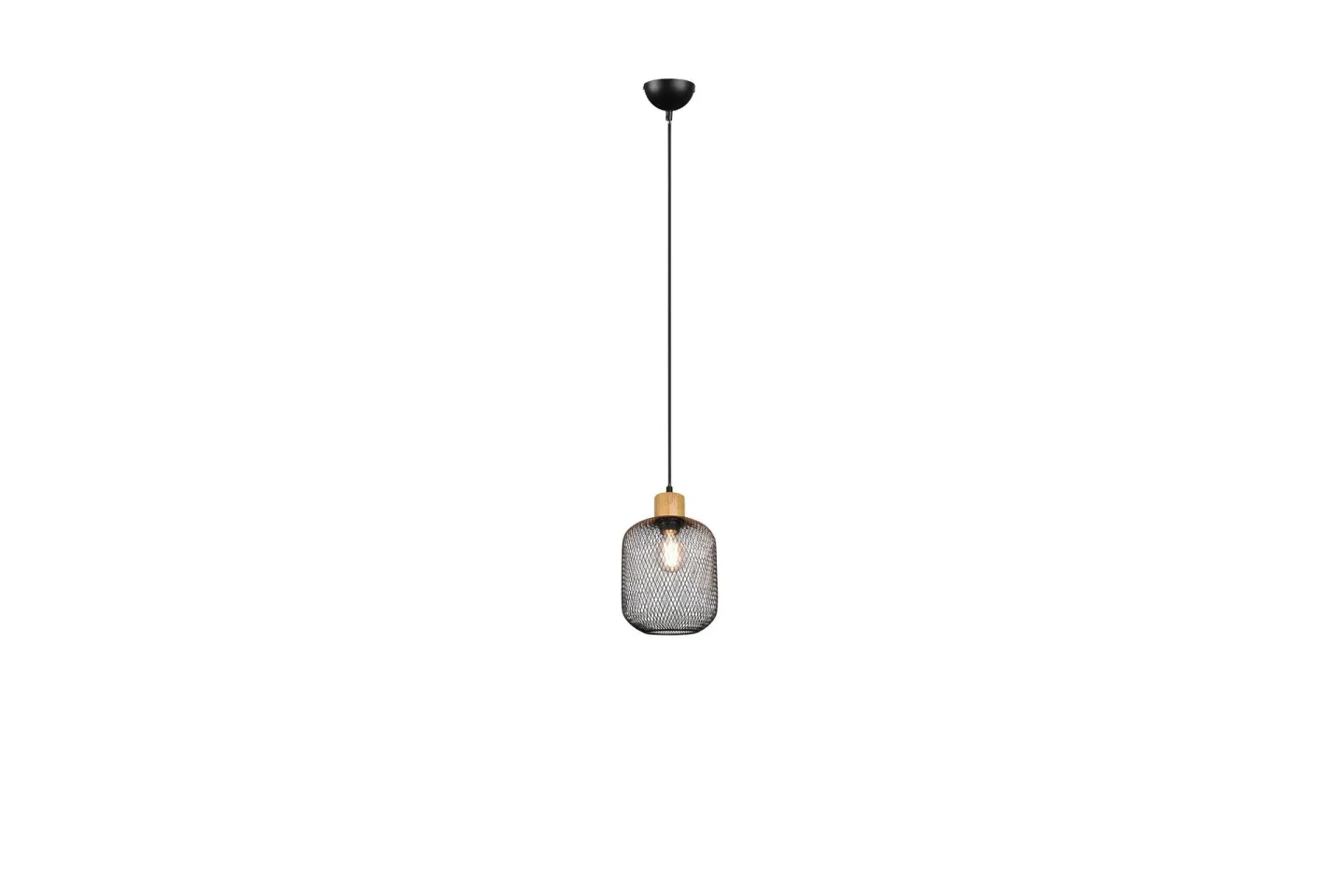Calimero Taklampa 1L E27 22cm mattsvart - Matt svart