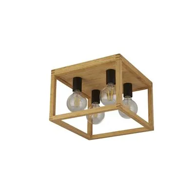 Searchlight - Square 36cm - Takplafond - Trä