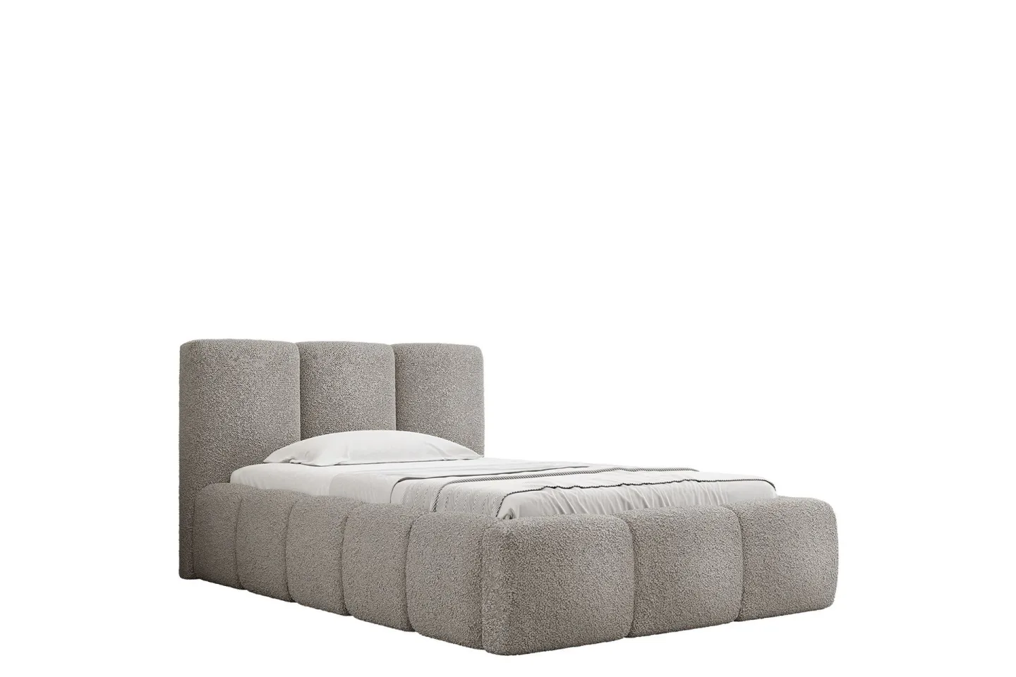 Salvenor Sängram med Förvaring 90x200 cm - Grå