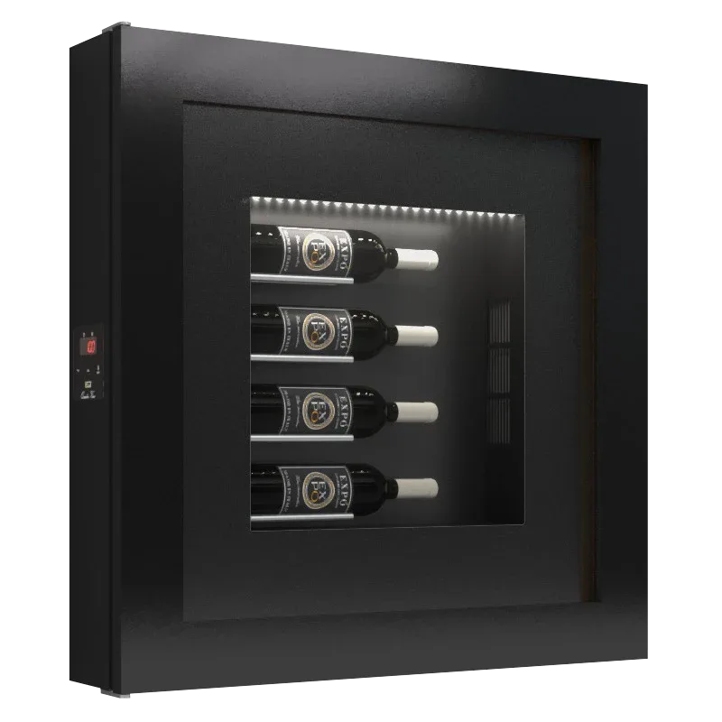 Weinkühlschrank-Bilderrahmen - Quadro Vino 40 Black