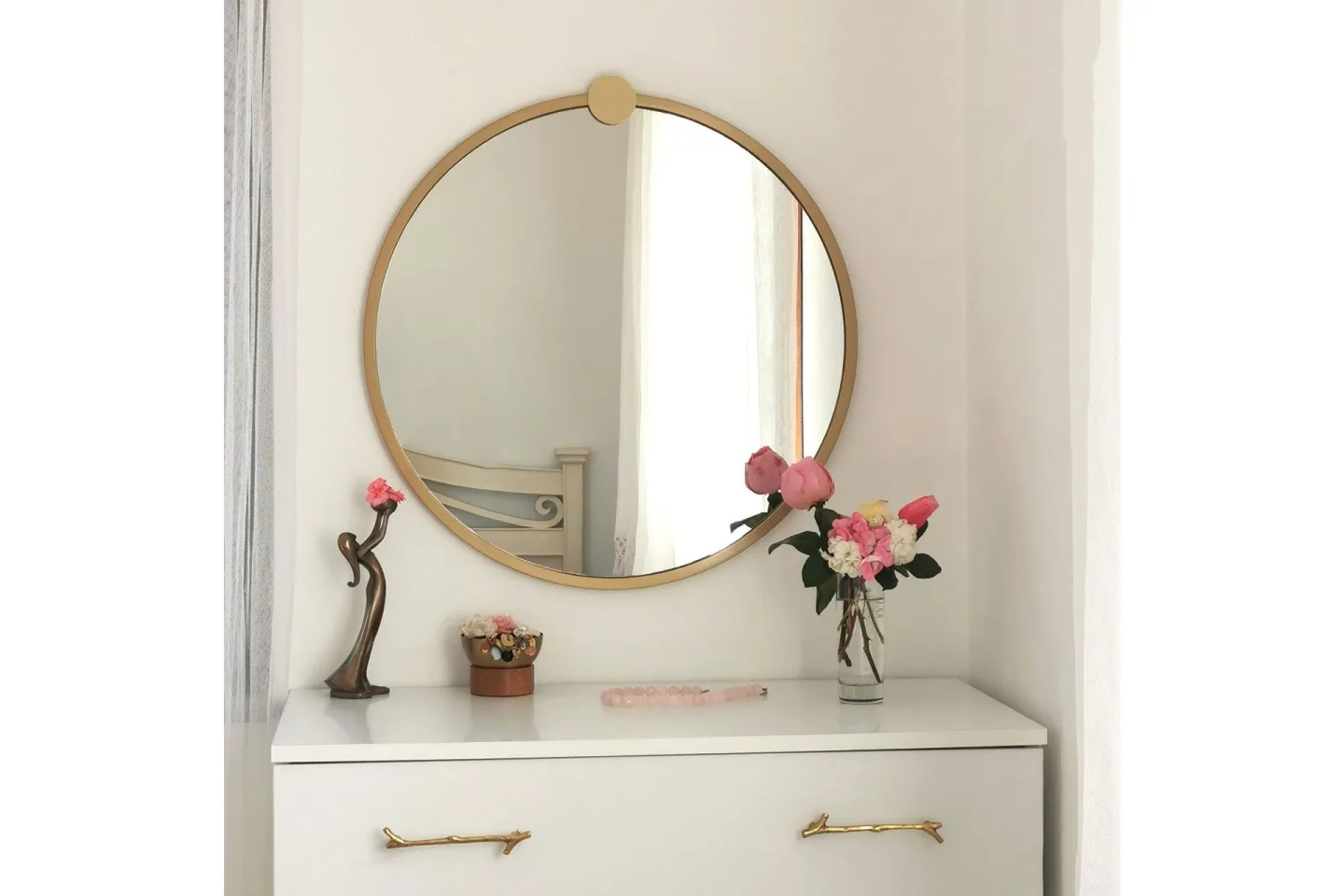 Spegel 60x60 cm - Guld