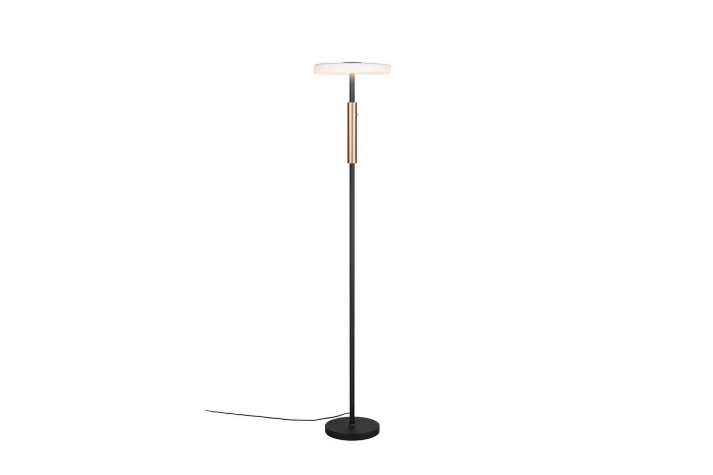 Golvlampa TRIO Celeste Mattsvart/vit/kaffebrun - Mattsvart/vit/kaffebrun