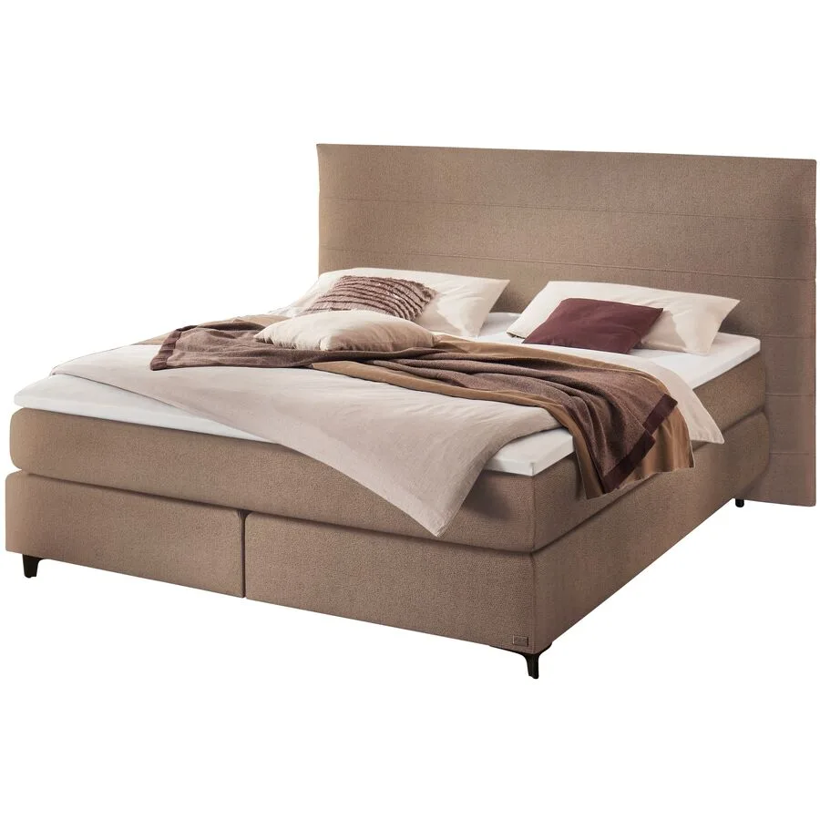 Hasena Boxspringbett Boxspring Comfort Schwarz Stoff 160 x 200 cm - Möbel Konfigurator: Traummöbel individuell zusammenstellen