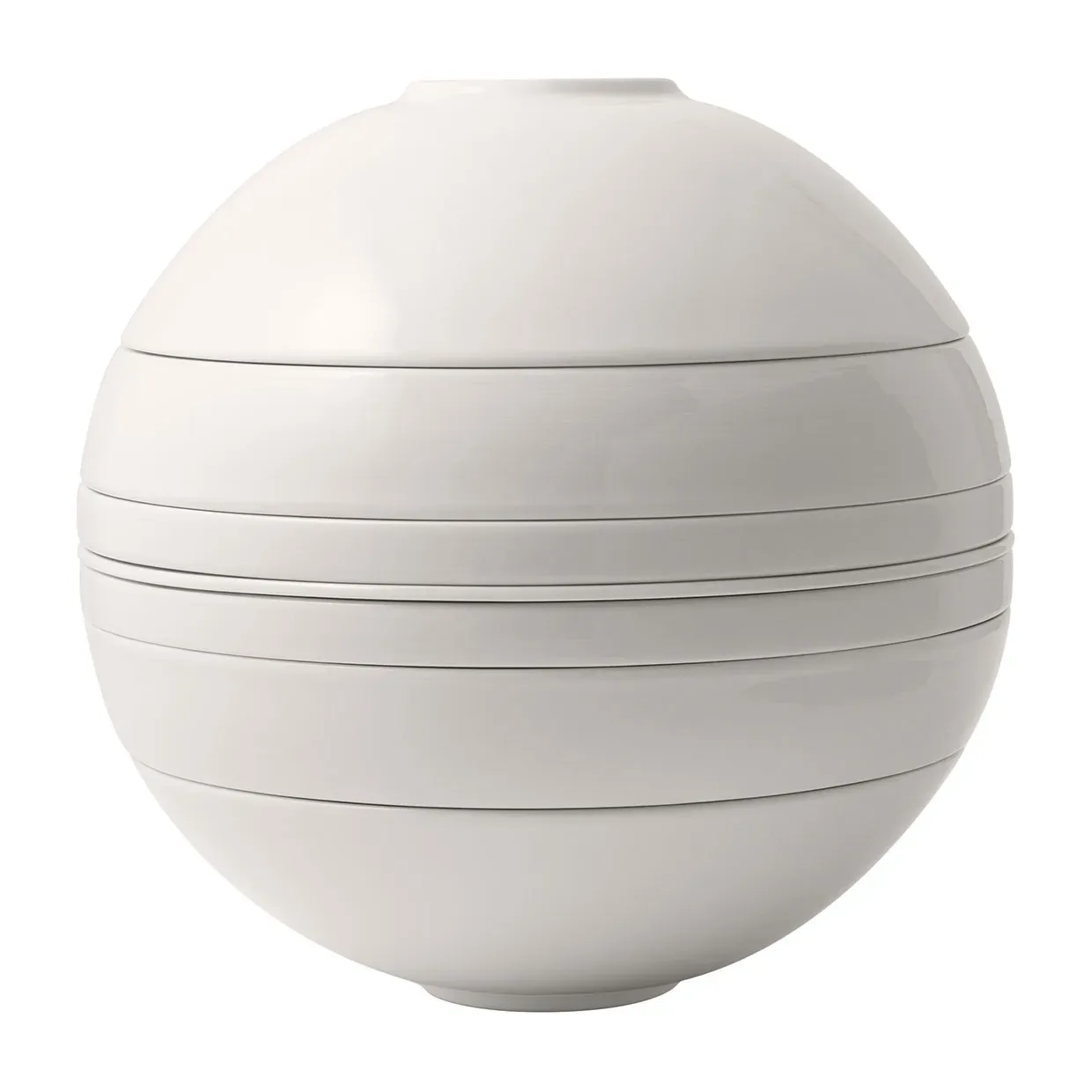 Villeroy & Boch Iconic La Boule Service 7 Teile Weiß