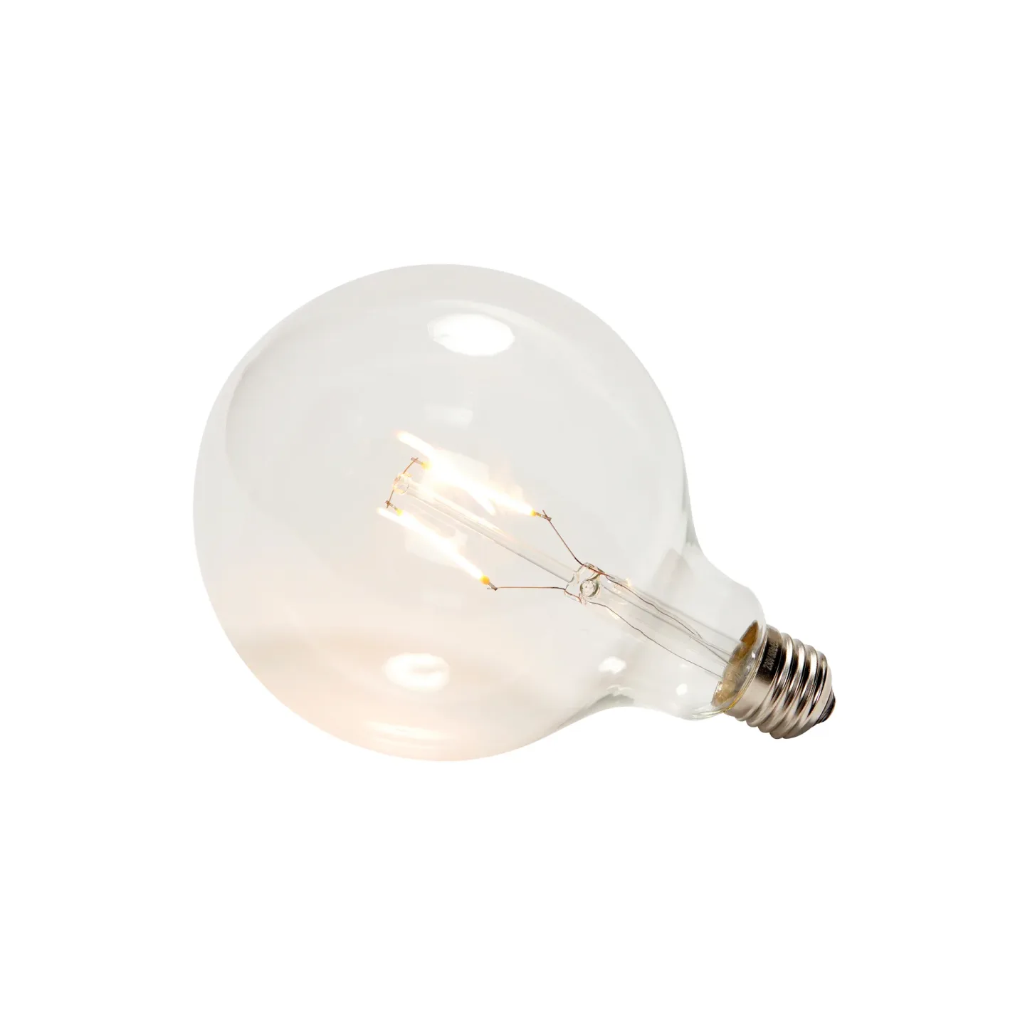 Hübsch LED-Leuchte E27 2W Ø13cm Klar