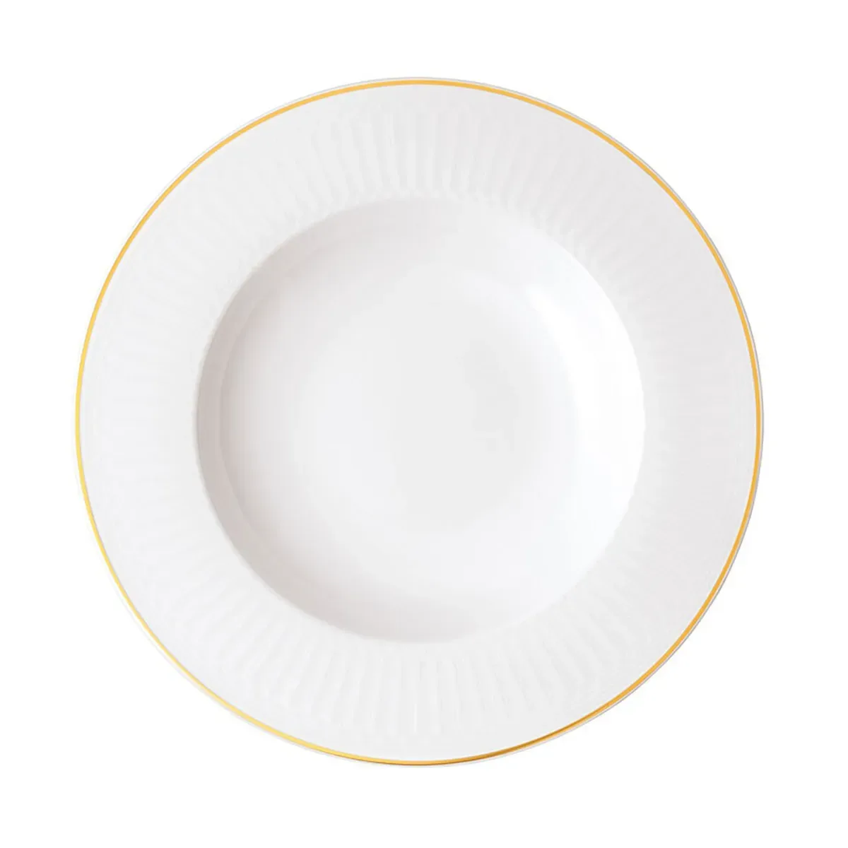 Villeroy & Boch Château Septfontaines tiefer Teller Ø24,5 x 3,5cm Weiß-gold
