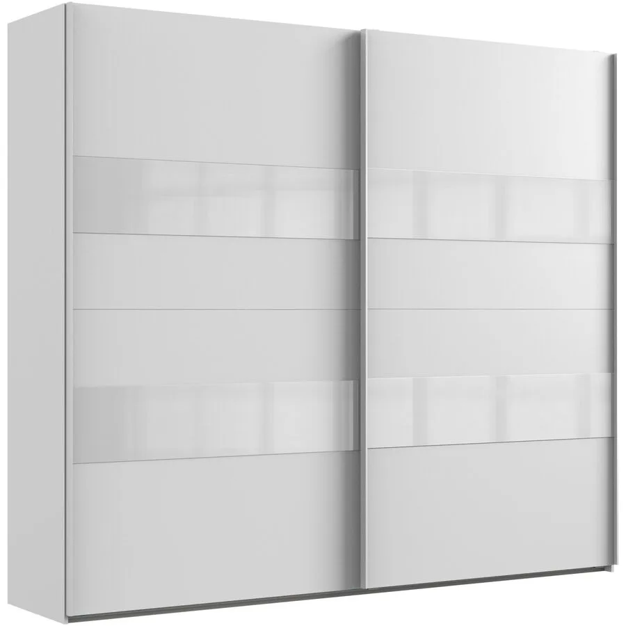 Kleiderschrank Akshay weiss Holzwerkstoff B 270 cm