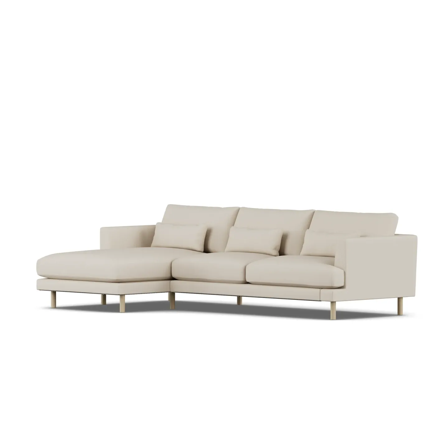 1898 Bredhult Sofa Jump Beige 1956-Eiche weiß geölt, 2,5-sitzig C2