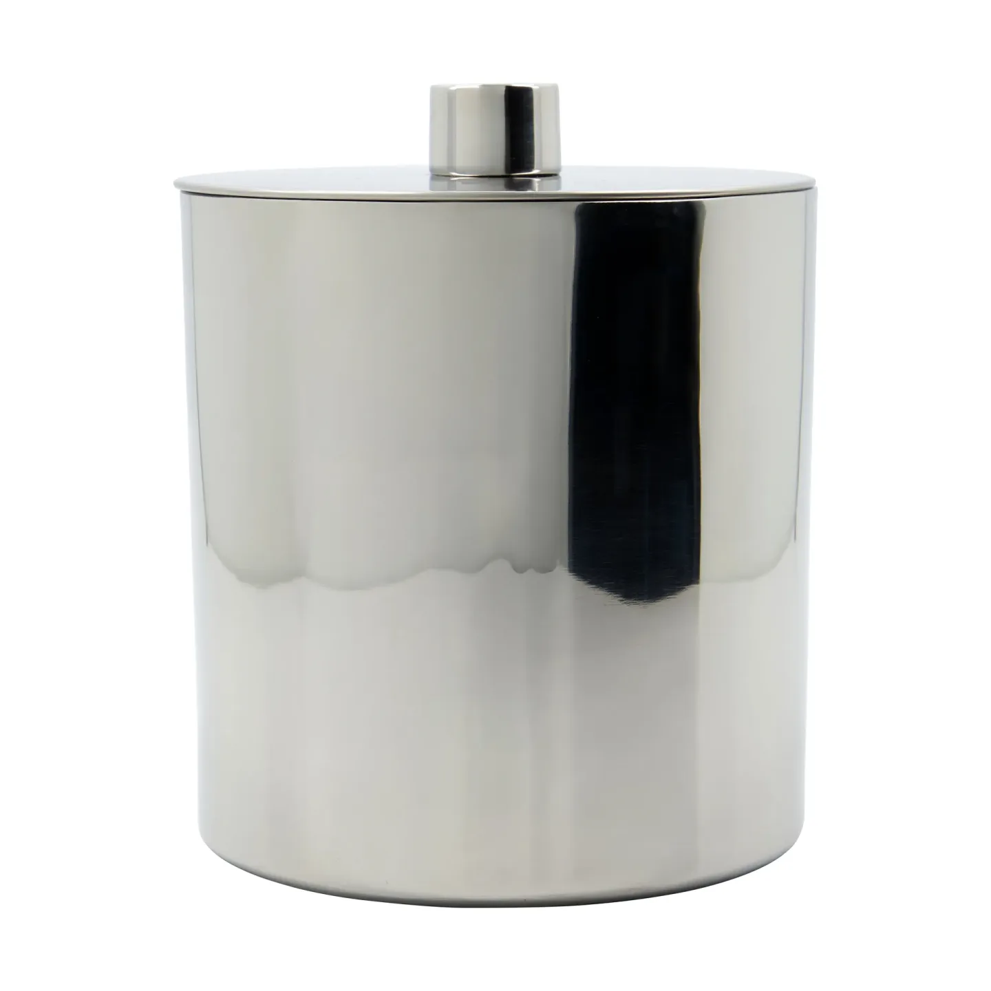House Doctor Kett Eiskübel Ø15,5×16 cm Silber-Finish