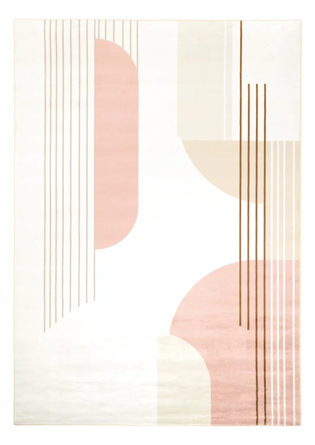 Wilton-teppe - Delft (rosa/multi) (Størrelse: 160 x 230 cm)