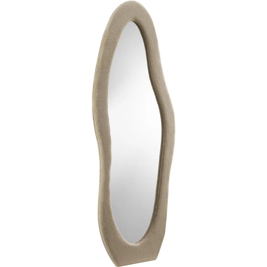 Spiegel Foliano Champagner Spiegelglas/Kunstfell (100% Polyester) B 60 H 160 cm