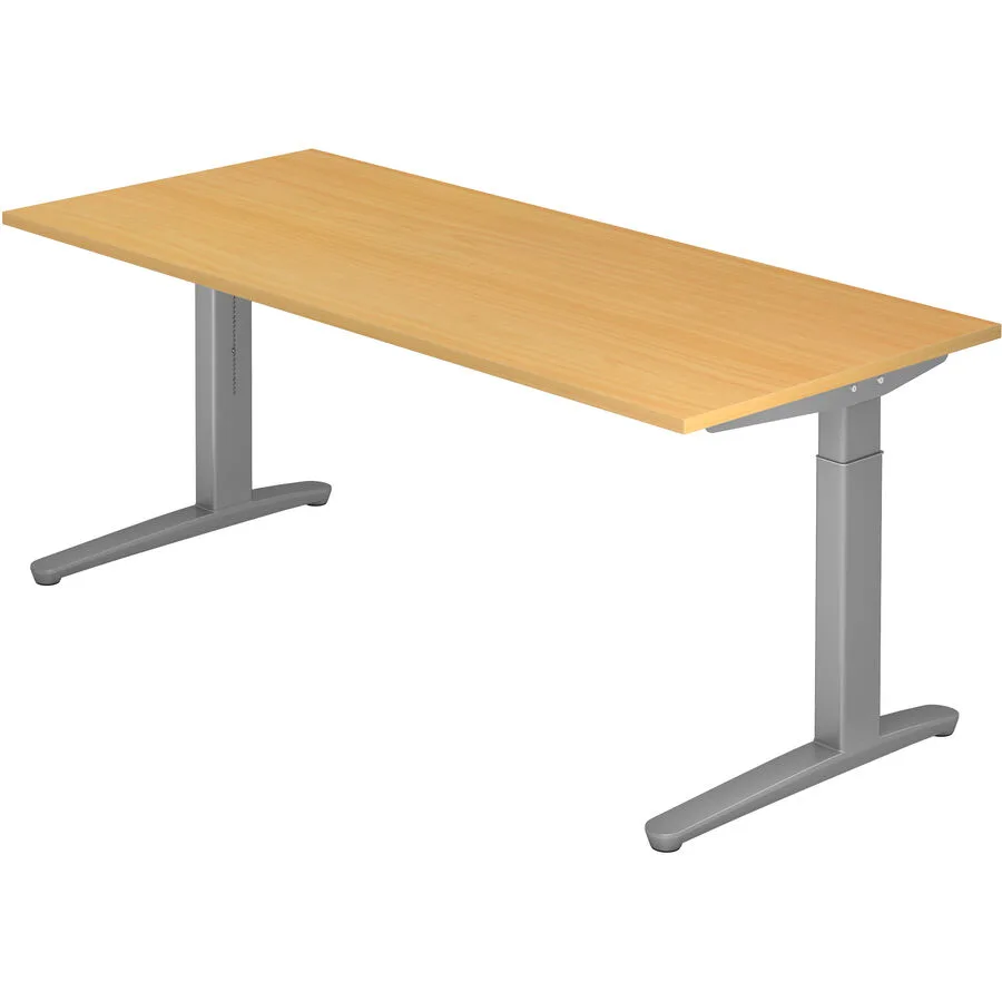 Schreibtisch Office buche Holzwerkstoff B 180 T 80 cm