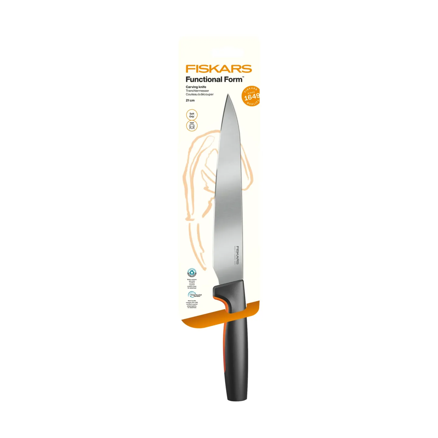 Fiskars Functional Form Tranchiermesser Edelstahl