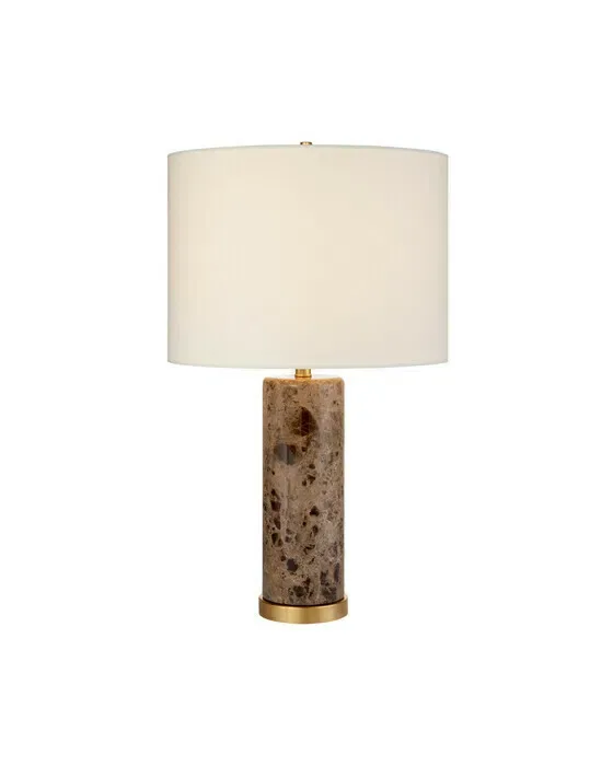 Cliff Table Lamp Brown Marble