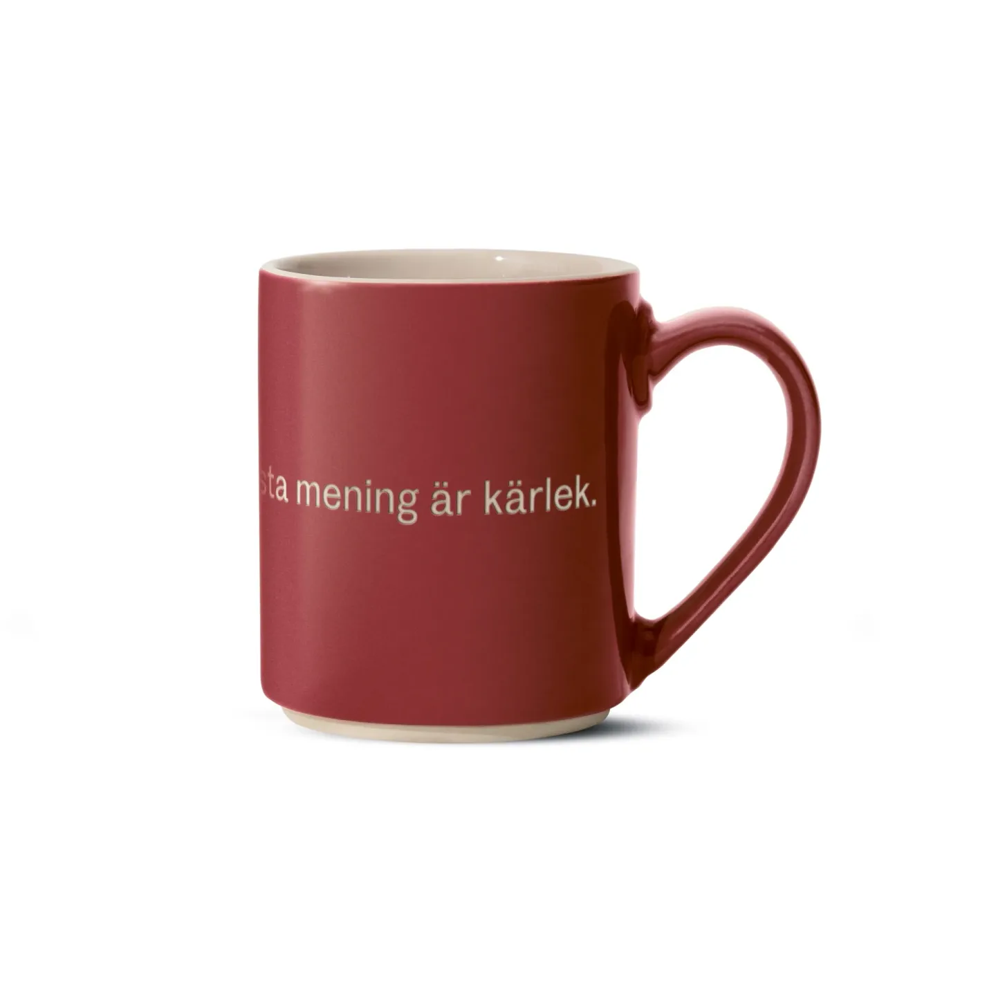 Design House Stockholm Astrid Lindgren Tasse, ja, jag tror att livets… Schwedischer Text